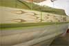 Wood Grain on Pontoon Boot